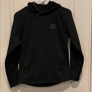 Realtree Kids Fleece Hoodie Black Size Large